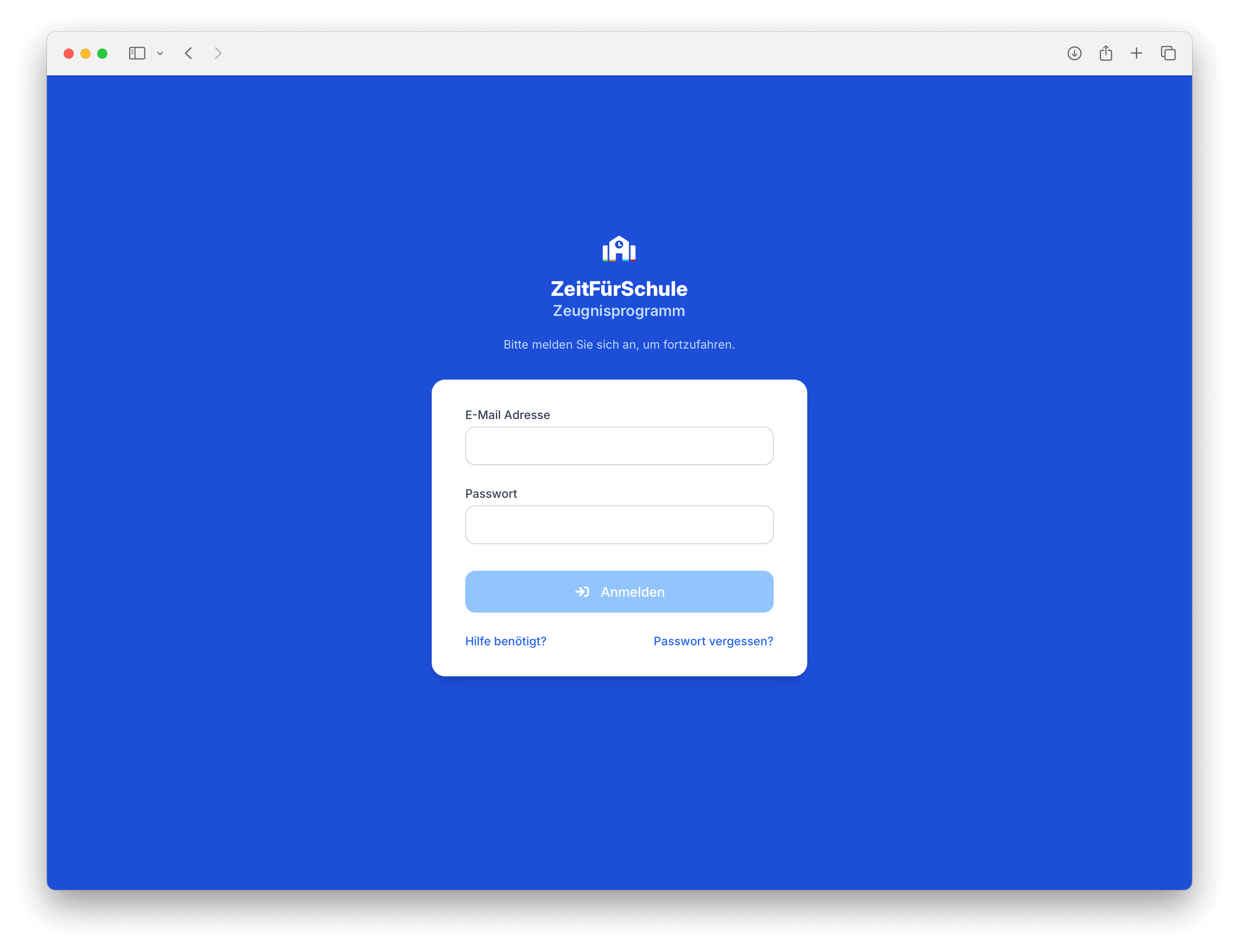 Zeit für Schule Zeugnisprogramm - Kollaborative Zeugniserstellung